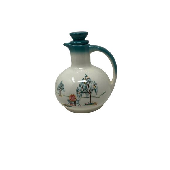 Brock of California "Forever Yours" Jug/Pitcher w Heating Stand and Candle 1950s - Picture 1 of 13